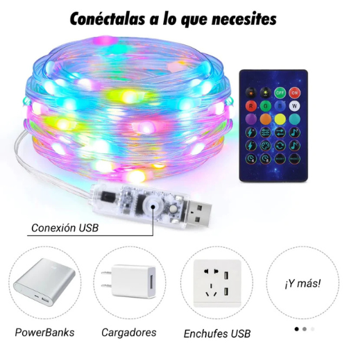 Luces Smart Navideñas (PRUEBA DE AGUA)