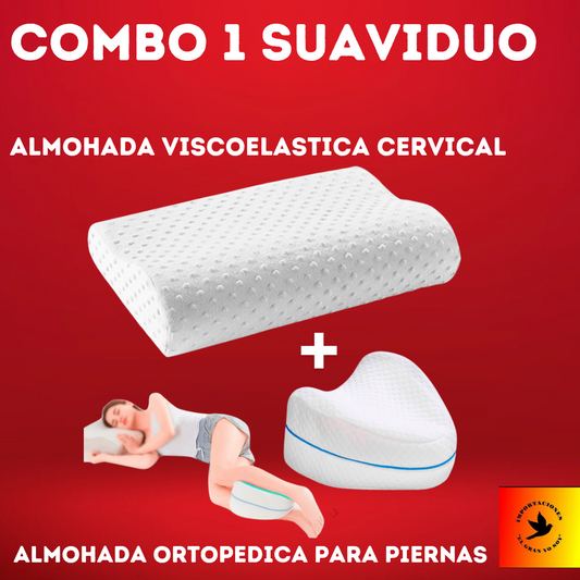 Almohadas ortopédicas: Cabeza + Piernas